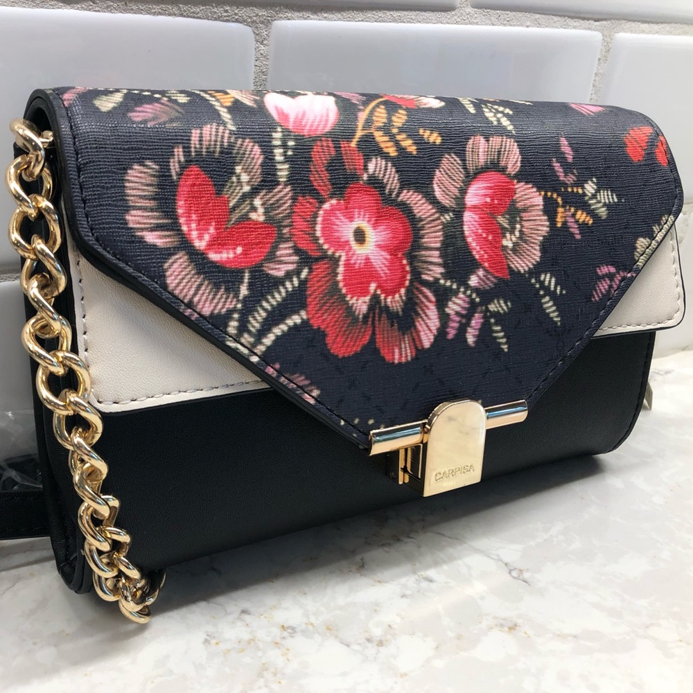 NEW Carpisa Italian Crossbody Bag - Picture 1 of 8